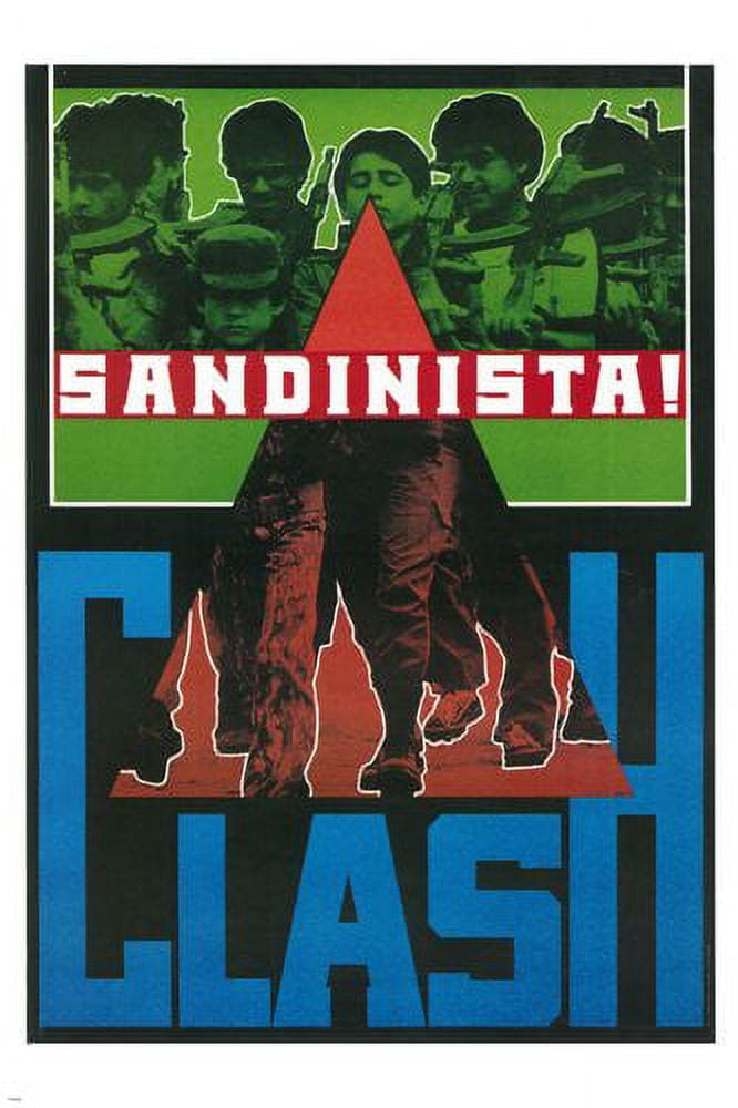 クラッシュ　サンディニスタ　ビンテージポスター　CLASH 1979 The Clash - Sandinista! Album Poster Revolution