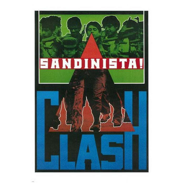 クラッシュ　サンディニスタ　ビンテージポスター　CLASH 1979 The Clash - Sandinista! Album Poster Revolution