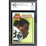 1979 Topps #308 Ozzie Newsome Rookie Card BGS BCCG 9 Near Mint+ ...