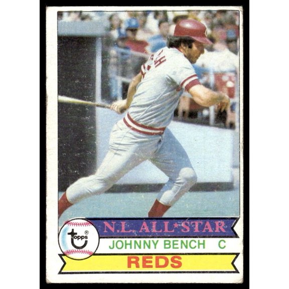 1979 Topps Baseball Card Johnny Bench Cincinnati Reds #200 EX