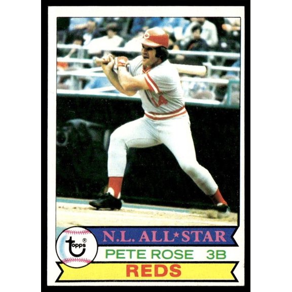 1979 Topps Baseball Card Pete Rose Cincinnati Reds #650 NM Near Mint or Better