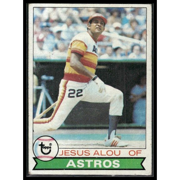 Very Good 1979 Topps Jesus Alou #107 Houston Astros Baseball Card