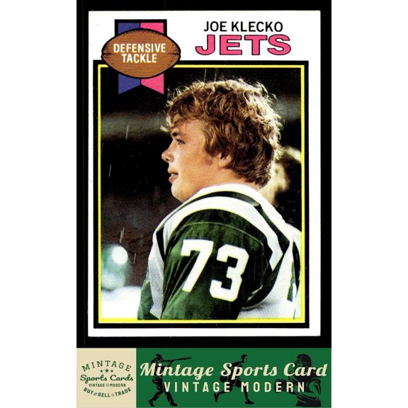 1979 Topps Joe Klecko New York Jets #101 Football Card