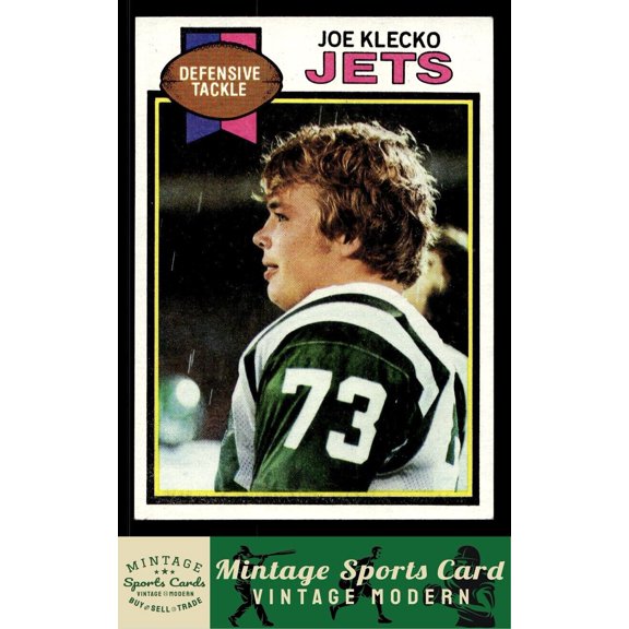 1979 Topps Joe Klecko New York Jets #101 Football Card