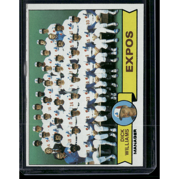 1979 Topps MONTREAL EXPOS #606 Edge Chip