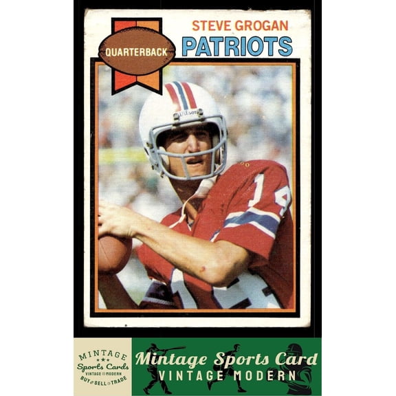 1979 Topps Steve Grogan #95 New England Patriots Football Card