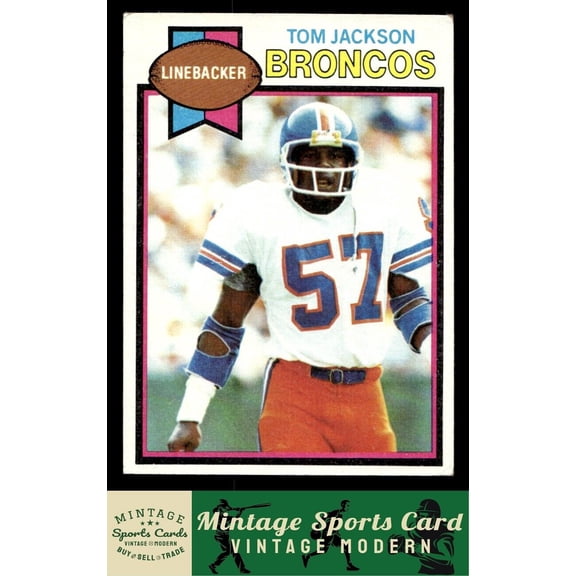1979 Topps Tom Jackson #83 Cream Colored Back Denver Broncos Football Card