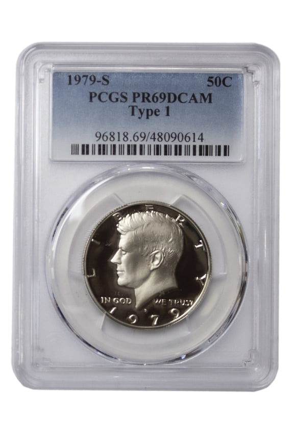 1979 Type 1 Kennedy Half Dollar PCGS PR69DCAM Proof Graded Coin