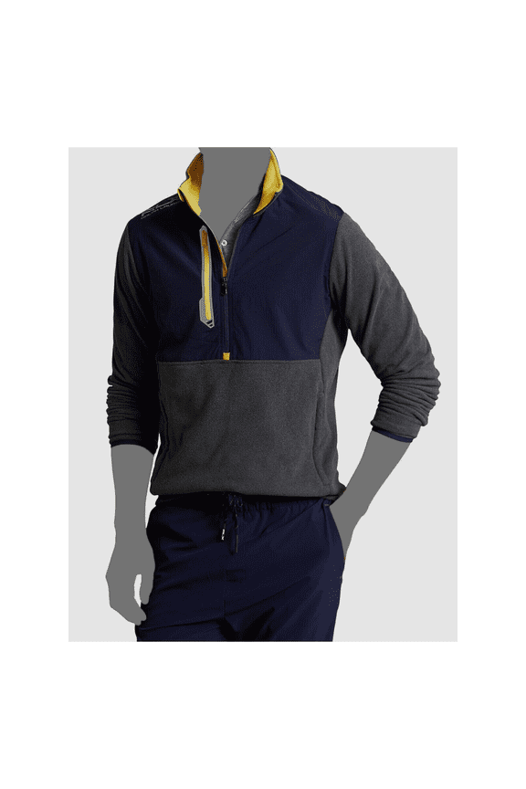 $198 Polo Ralph Lauren Men's Gray RLX Performance Fleece Sweatshirt Size M