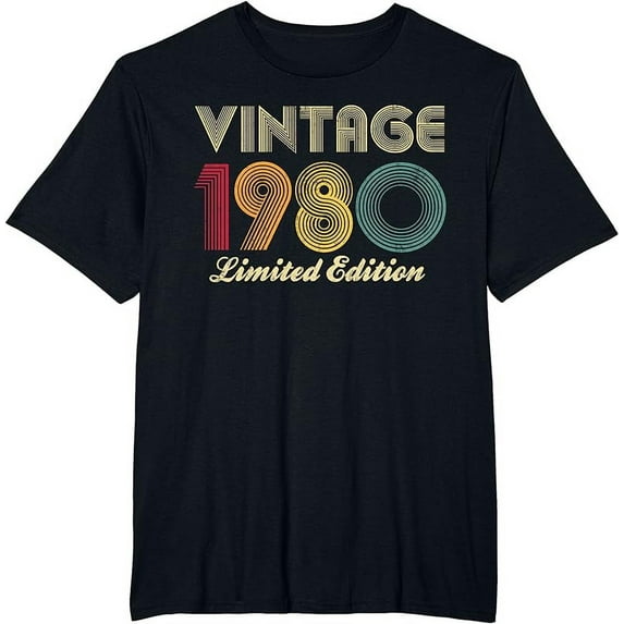 1980 43rd Birthday Vintage Limited Edition 43 Years Old T-Shirt