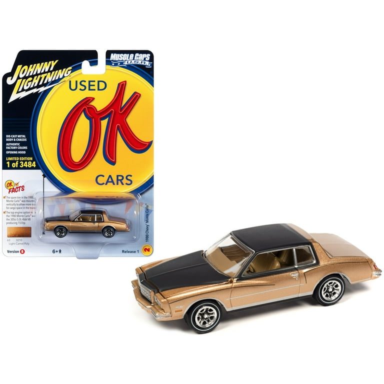 1980 Chevrolet Monte Carlo Light Camel Gold Met w/Black Top & Hood