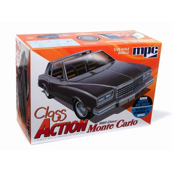 1980 Chevy Monte Carlo "Class Action" 2T Skill 2 Model Kit