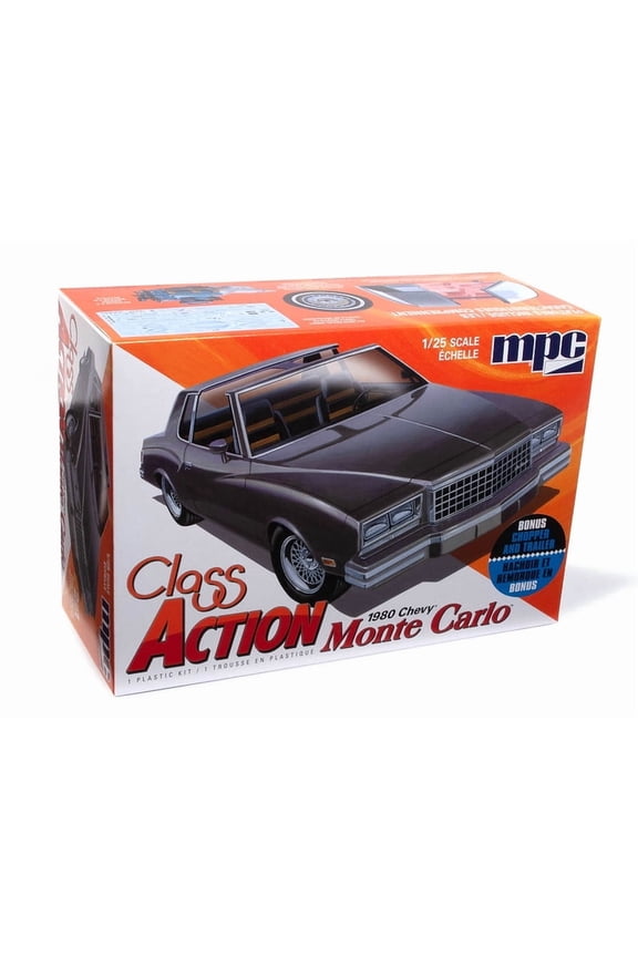 1980 Chevy Monte Carlo "Class Action" 2T Skill 2 Model Kit