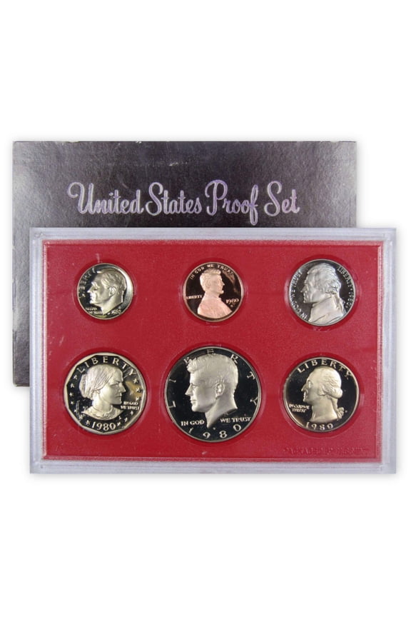 1980 Clad Proof Set U.S. Mint Original Government Packaging OGP