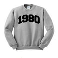 thumbnail image 1 of 1980 College Style Sweatshirt Unisex X-Large Grey, 1 of 5