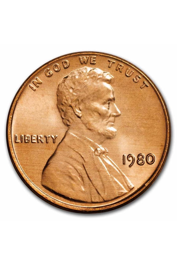 1980 Lincoln Cent BU (Red)