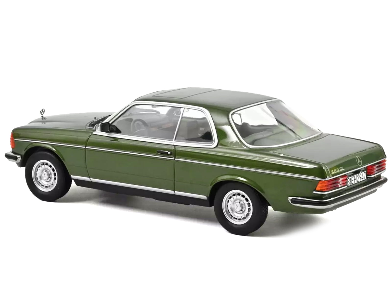 1980 Mercedes-Benz 280 CE Green Metallic 1/18 Diecast Model 1980 Mercedes-Benz 280 CE Green Metallic 1/18 Diecast Model