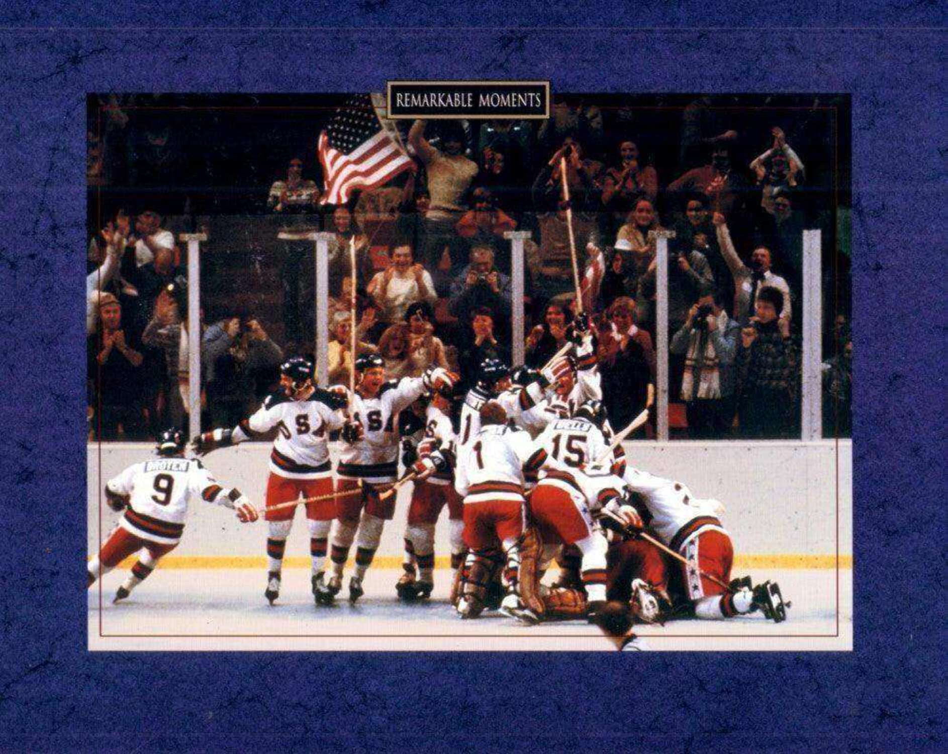 1980 Miracle on Ice USA Olympic Hockey Team 8x10 celebration photo ...
