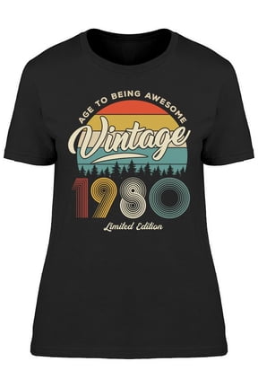 1980 Retro Limited Edition T-Shirt Women -Image by Shutterstock, Female 3X-Large
