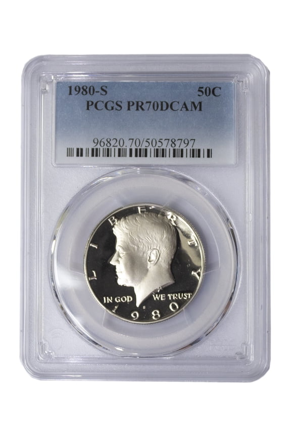 1980-S Kennedy Half Dollar PCGS PR70DCAM Proof - Graded Coin