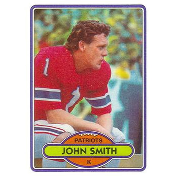 1980 Topps #291 John Smith NFL Football Trading Card