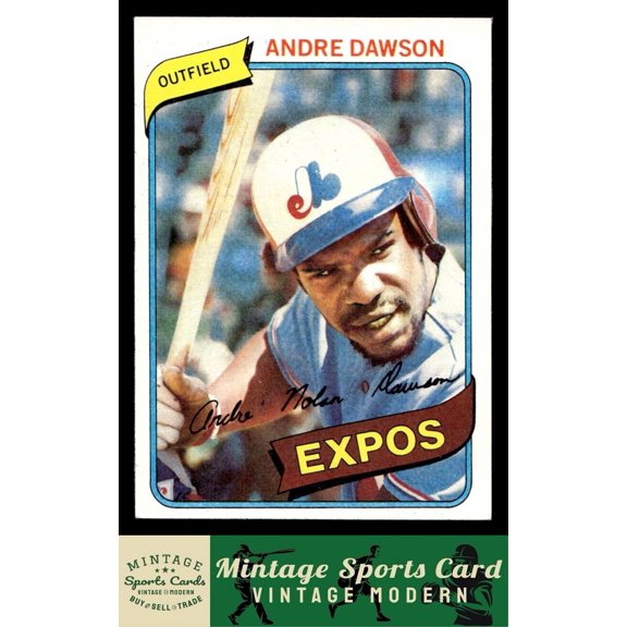 1980 Topps Andre Dawson #235 Montreal Expos Baseball Card