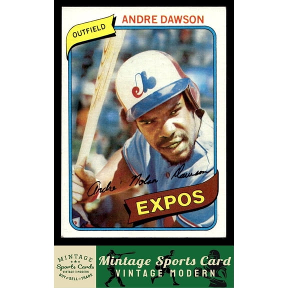 1980 Topps Andre Dawson #235 Montreal Expos Baseball Card