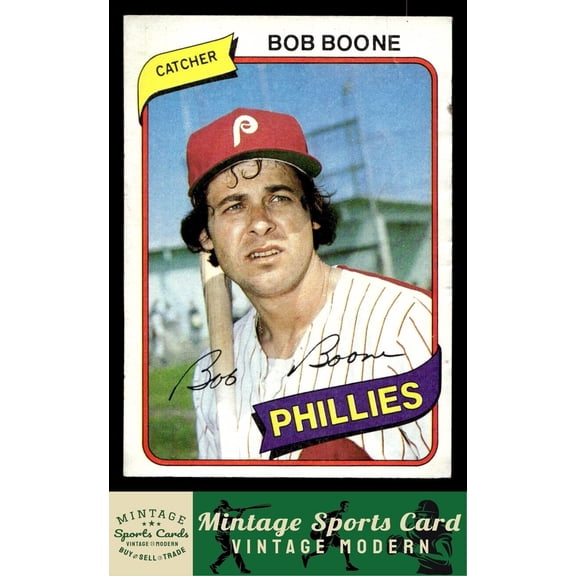 1980 Topps Bob Boone #470