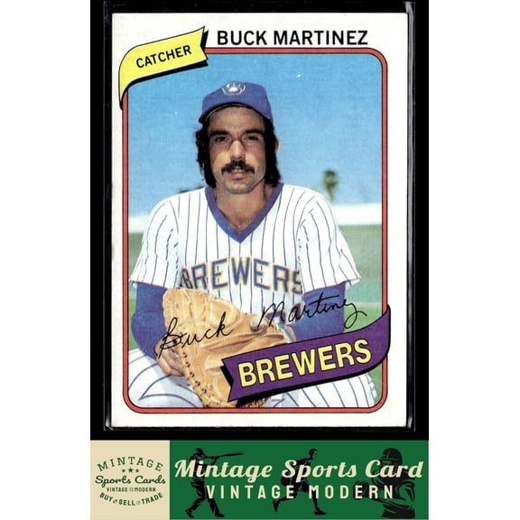 1980 Topps Buck Martinez #477