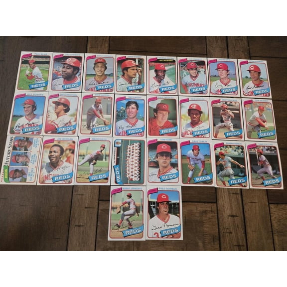 1980 Topps Cincinnati Reds Team Set NrMt Tom Seaver