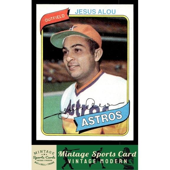 1980 Topps Jesus Alou #593
