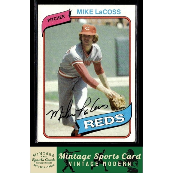 1980 Topps Mike LaCoss #199 Cincinnati Reds Baseball Card