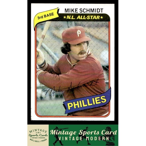 1980 Topps Mike Schmidt #270 Philadelphia Phillies Baseball Card