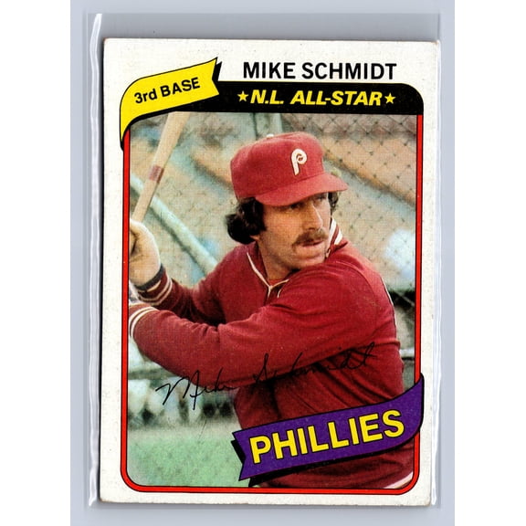 1980 Topps Mike Schmidt #270 Philadelphia Phillies Baseball Card