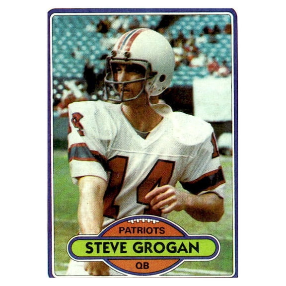 1980 Topps Steve Grogan New England Patriots #435 Football Card
