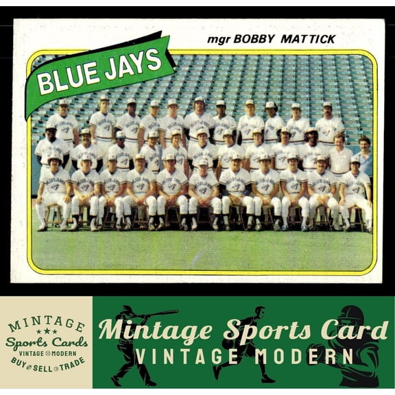 1980 Topps Team Checklists #577 Toronto Blue Jays Bobby Mattick Baseball Card