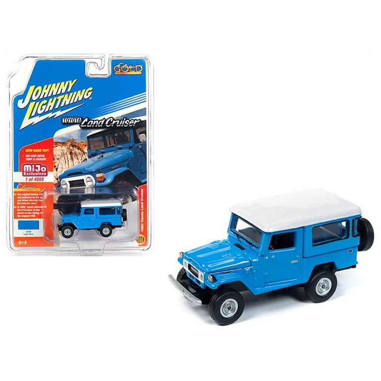 1980 Toyota Land Cruiser Light Blue with White Top Limited
