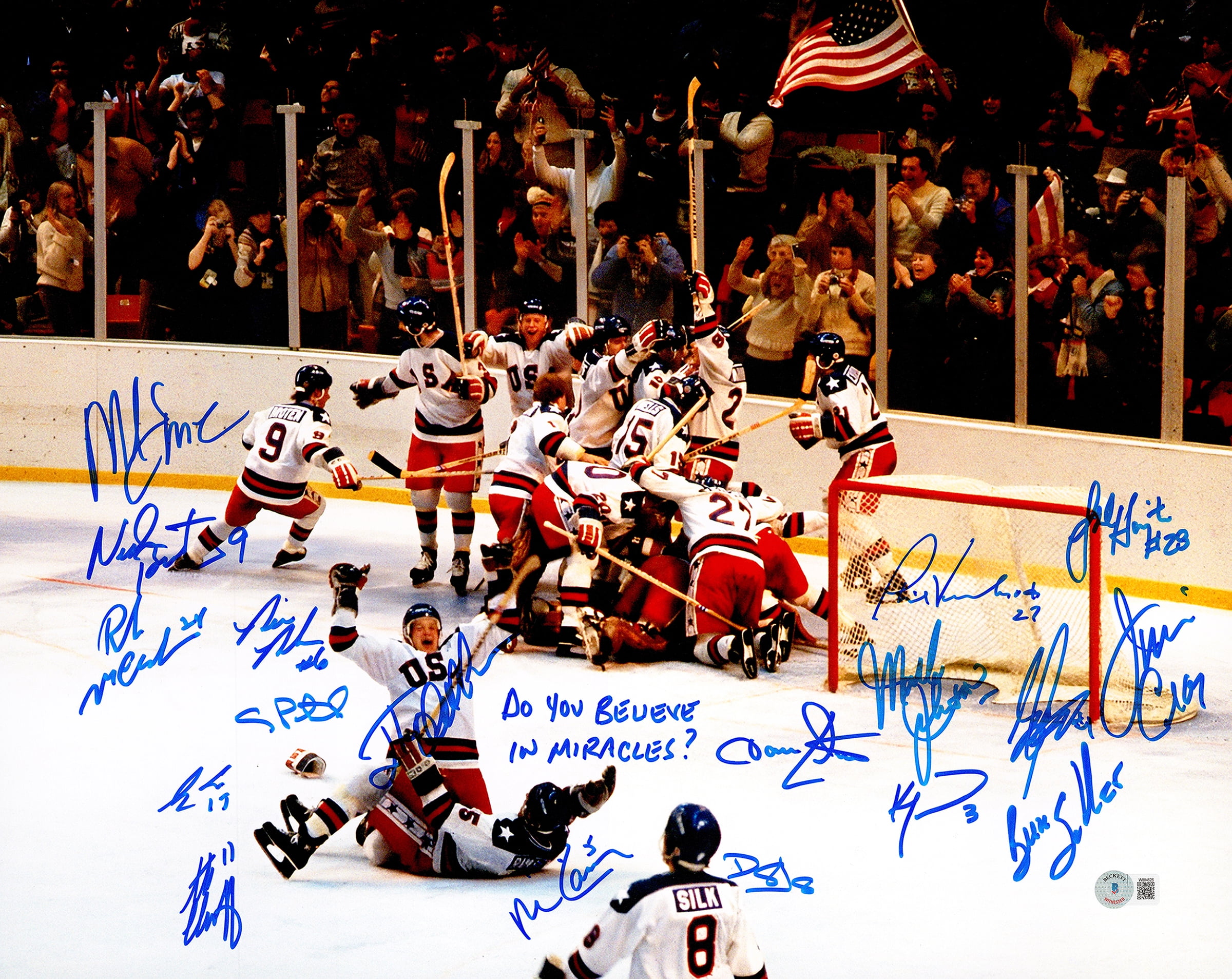 1980 usa olympics hockey miracle on ice team signed autographed 16x20