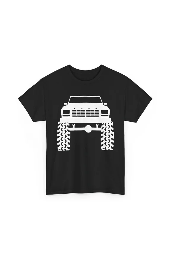 1980's 90's Truck Logo Bronco Lifted Unisex Heavy Cotton Tshirt