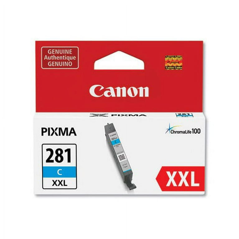 1980C001 (CLI-281XXL) ChromaLife100 Ink, Cyan 1980C001 (CLI-281XXL) ChromaLife100 Ink, Cyan