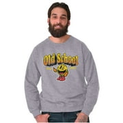 1980s Old School Arcade Game PACMAN Sweatshirt for Men or Women Brisco Brands X