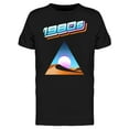 thumbnail image 1 of 1980s Triangle Desert T-Shirt Men -Image by Shutterstock, Male 3X-Large, 1 of 4