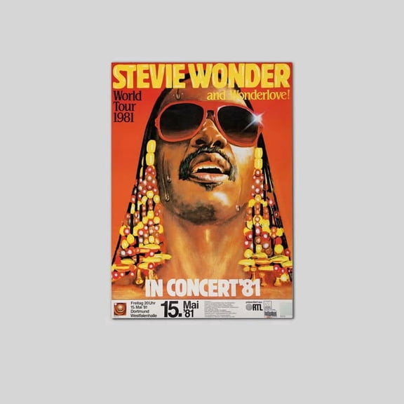 1980s Vintage Soul Concert Poster – Retro Classic R&B Funk Music Poster Size 24''x36'' The Golden Shop