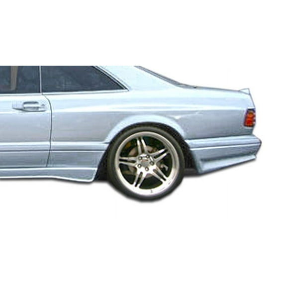 1981-1991 Mercedes S Class W126 2DR Duraflex AMG Look Wide Body Rear Fender Flares - 2 Piece