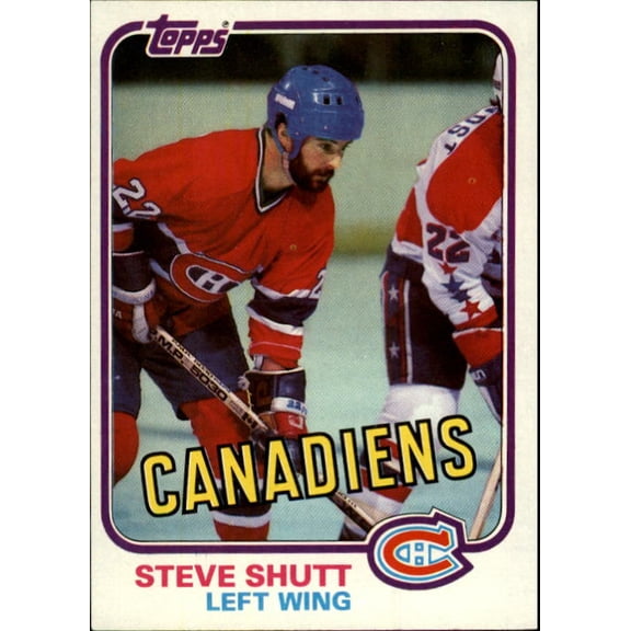 1981-82 Topps #34 Steve Shutt NHL Hockey Trading Card