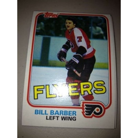 1981-82 Topps Philadelphia Flyers Team Set Bill Barber (3 diff) NM-MT