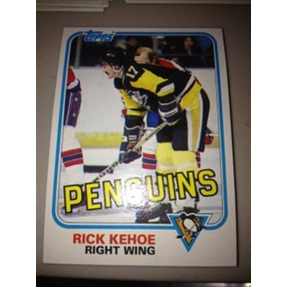 1981-82 Topps Pittsburgh Penguins Team Set Rick Kehoe NM-MT