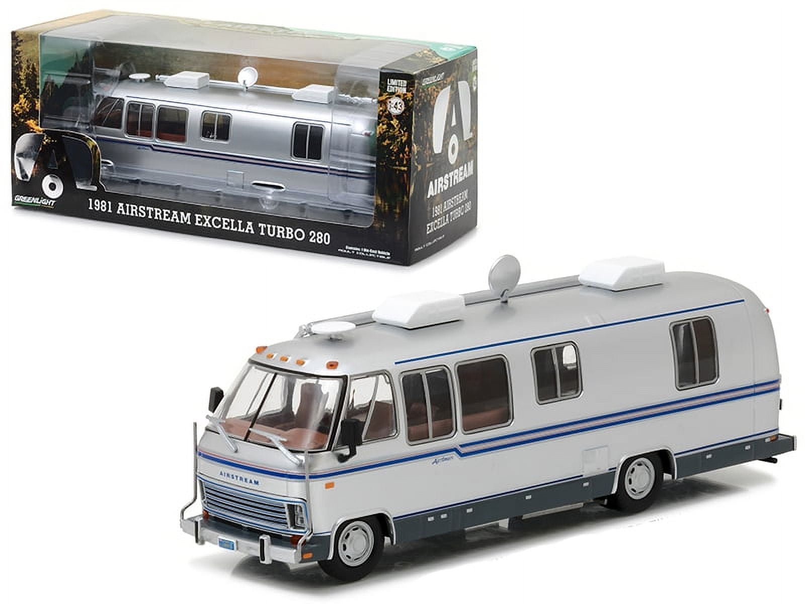 ミニカー GREENLIGHT 1981 AIRSTREAM EXCELLA 1/43 1981 Airstream Excella Turbo 280 1/43 Diecast Model Car by