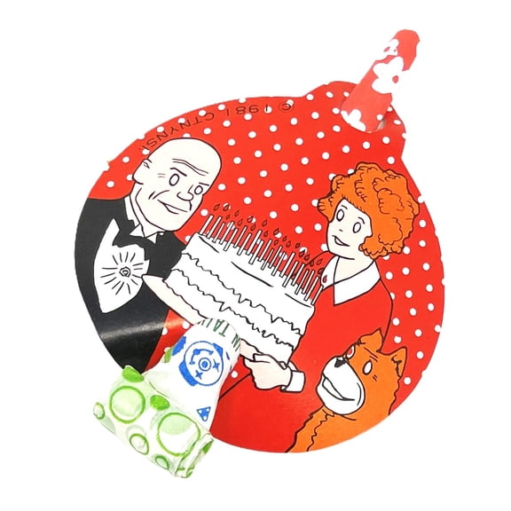 1981 Annie Comic Strip Blowouts Party Favors Treats - 2 Packs of 5 - 10 Total