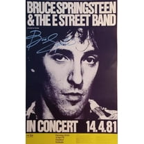 1981 BRUCE SPRINGSTEEN CONCERT Poster WALL ART PRINT 11 x 17 Inch Poster